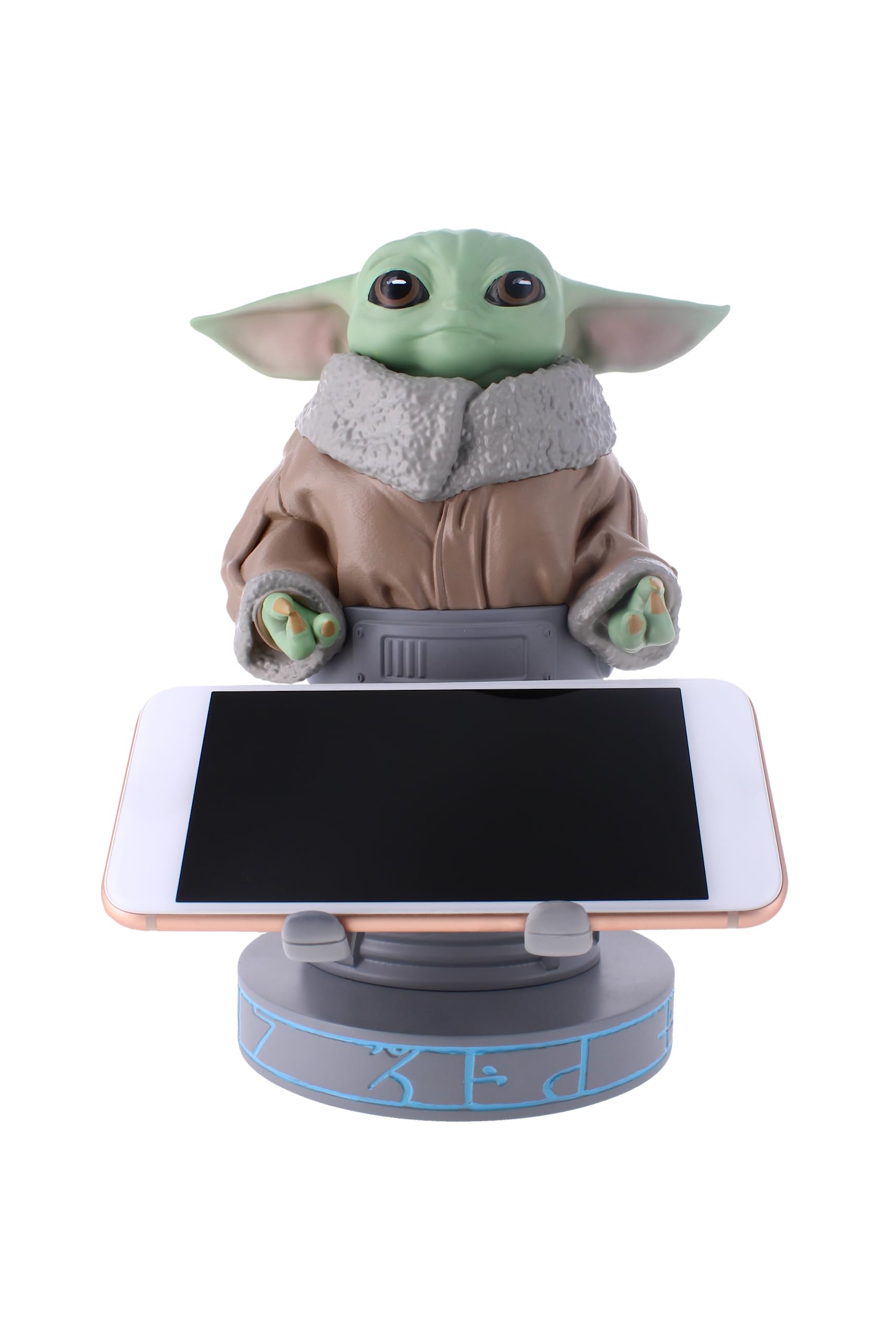 Cable Guys - Star Wars Grogu Seeing Stone Pose Gaming Accessories Holder & Phone Holder For Most Controller ( XBOX - , Play Station, Nintendo Switch) & Phone Cable Guys - Star Wars Grogu Seeing Stone Pose Gaming Accessories Holder & Phone Holder For Most Controller ( XBOX - , Play Station, Nintendo Switch) & Phone